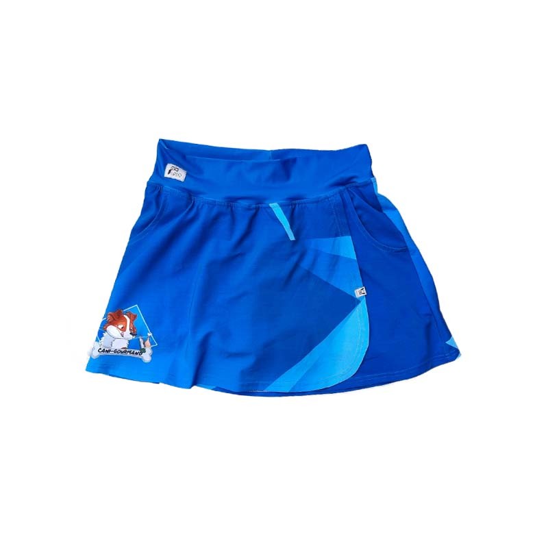jupe short sport canin chien chiot agility canicross caniVTT frisbee avec poches