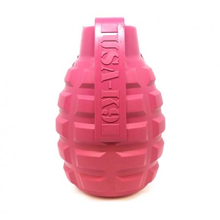 k9 grenade Sodapup jouet d occupation pour chien chiot a garnir de friandise naturelle education positive jouet a fourrer