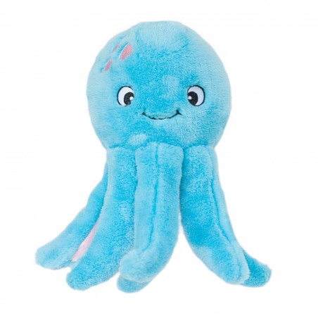 jouet d occupation original pour chien chiot peluche zippypaws Grunterz - Oscar the Octopus