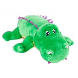 jouet d occupation original pour chien chiot peluche zippypaws Grunterz - Alvin the Alligator