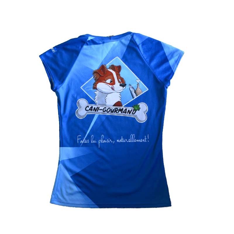 T-shirt sport canin Cani-gourmand respirant