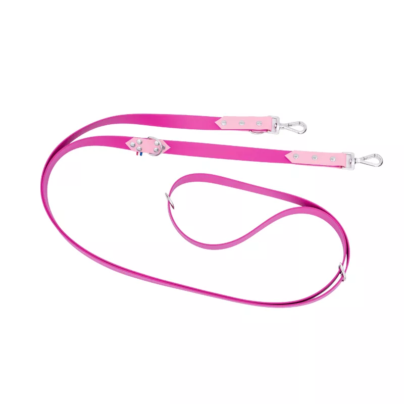 Laisse chien multiposition biothane, laisse multiposition pour chien, laisse 3m pour chien, laisse biothane, laisse résistante