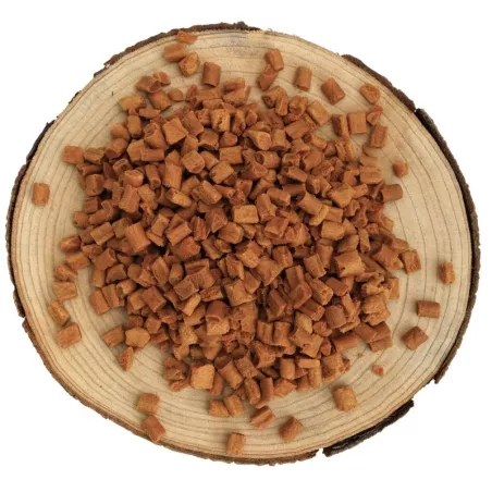 Cubes de saumon friandise de récompense entrainement 100% naturel education canine chien chiot 100% saumon canigourmand