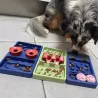 Gamelle antiglouton, jouet d'intelligence pour chien modulable