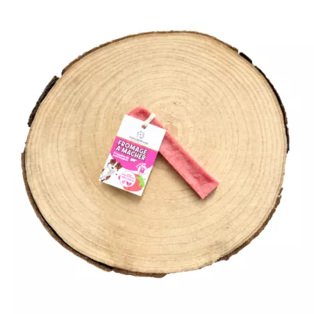Fromage à mâcher à la fraise, fromage pour chien, fromage de yak, friandise naturelle, mastication chiot, mastication